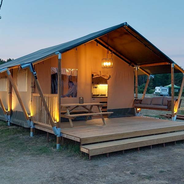 Glamping Zelt Safarizelt de Luxe